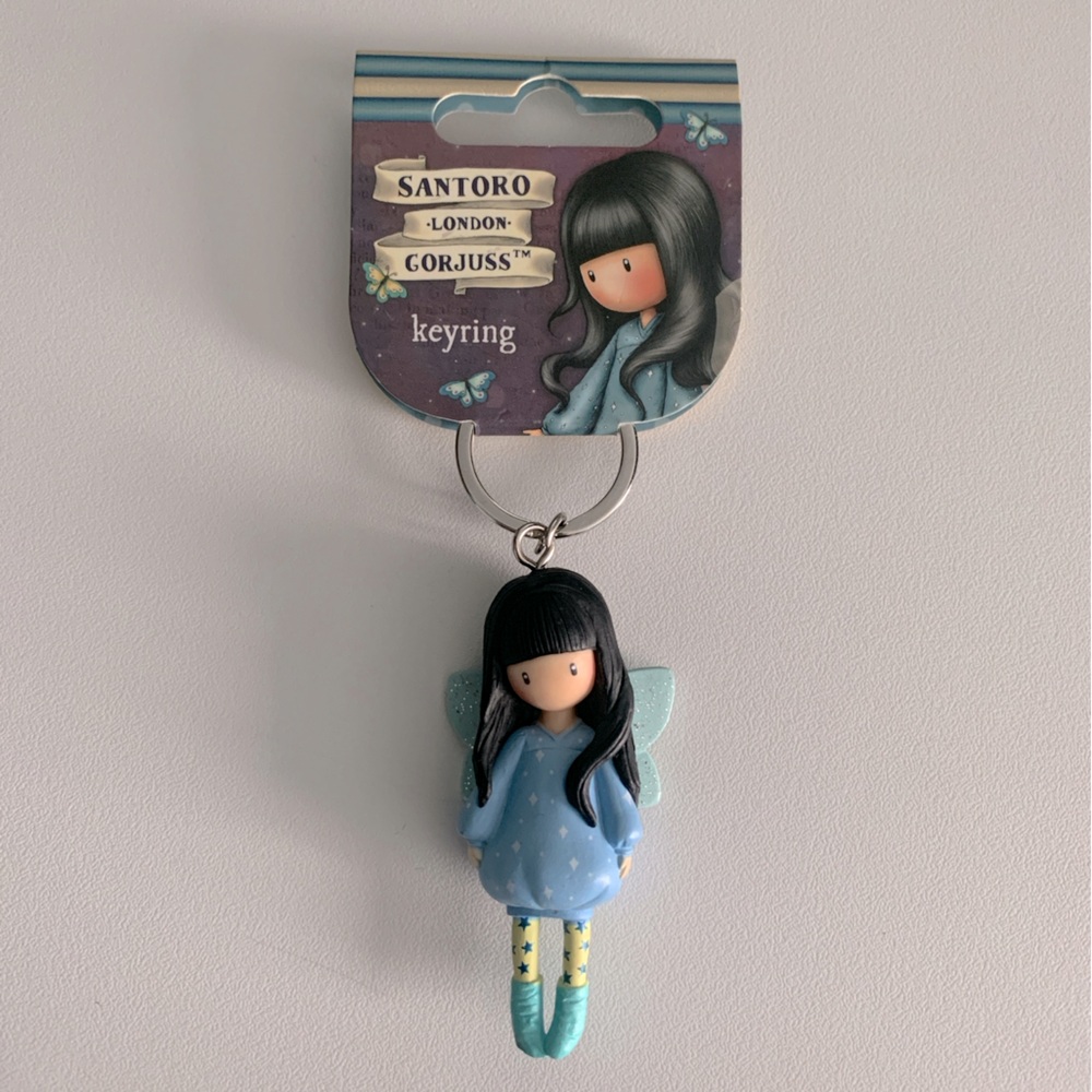 3/$25✨ NWT. Santoro Doll Keychain🧍🏻‍♀️
